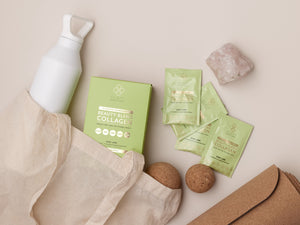 Plent Beauty Blend Collagen Kiwi Lime 30 day supply box - 30 Sachets