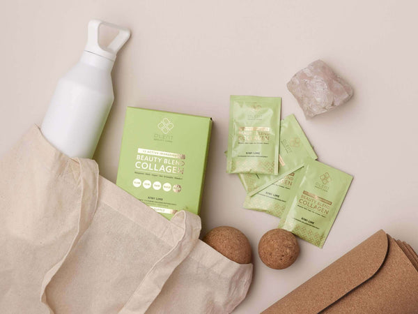 2+1 bundel | Plent Beauty Blend Collagen Kiwi Lime 30 dagen voorraaddoos - 30 zakjes