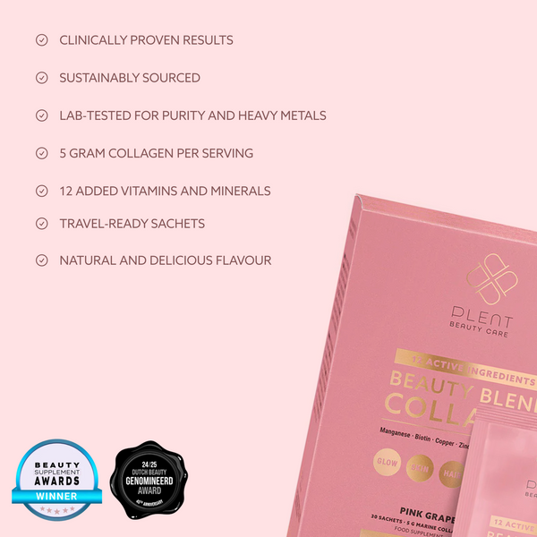 Beauty Blend Collageen Pink Grapefruit | 30 sachets = 30 dagen