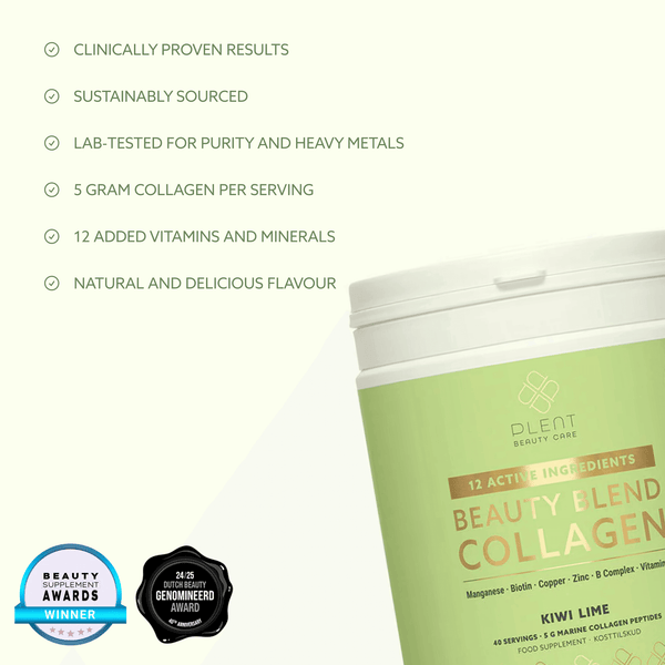 2+1 bundel | Beauty Blend Collagen Kiwi Lime - 40 porties
