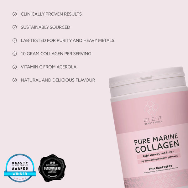 Pure Marine Collageen Pink Raspberry  | 300g