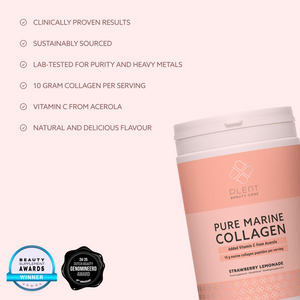 Pure Marine Collageen Strawberry Lemonade | 300g