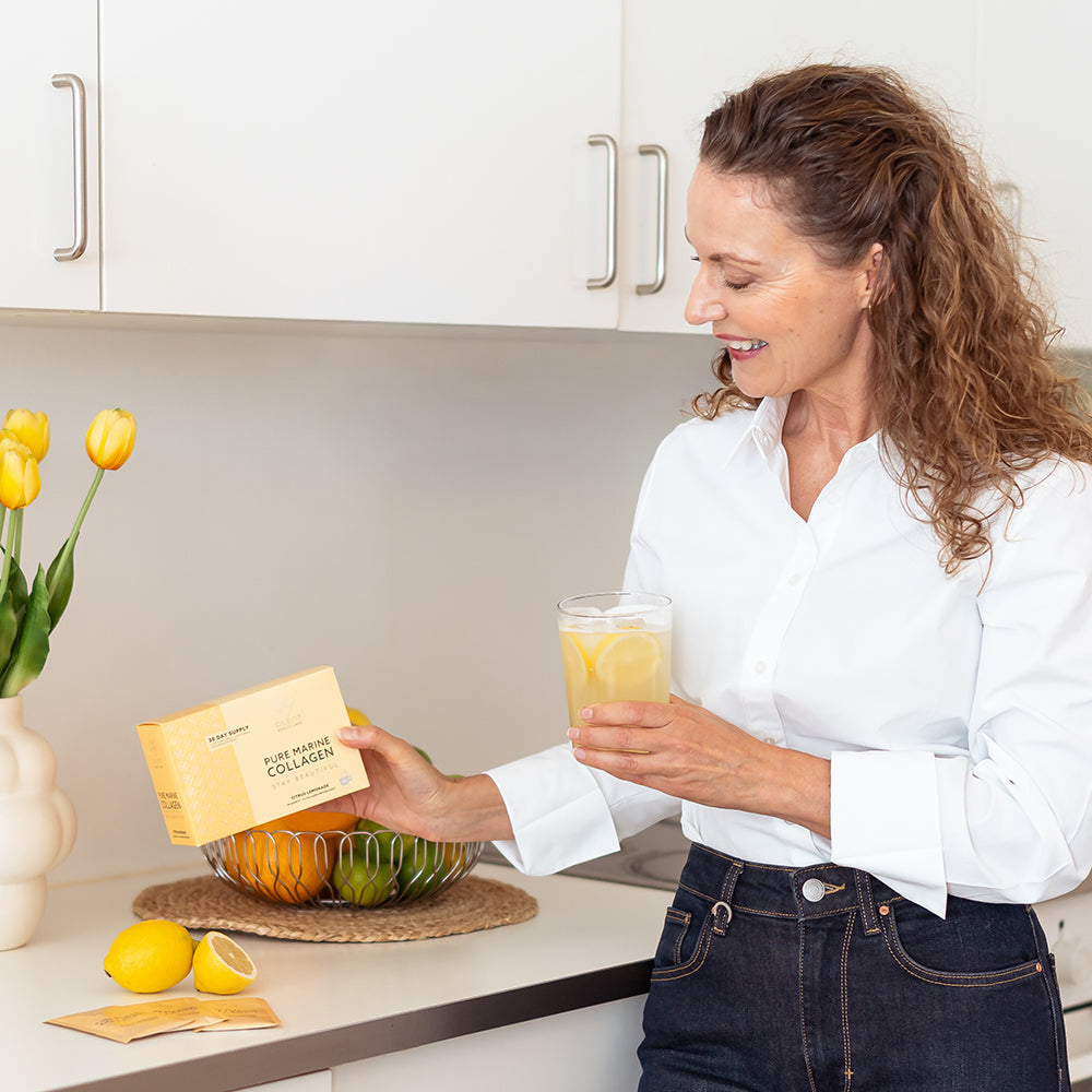 Pure Marine Collageen Citrus Lemonade | 30 sachets = 30 dagen