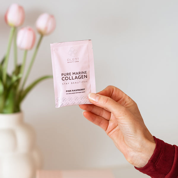 Pure Marine Collageen Pink Raspberry | 30 sachets = 30 dagen