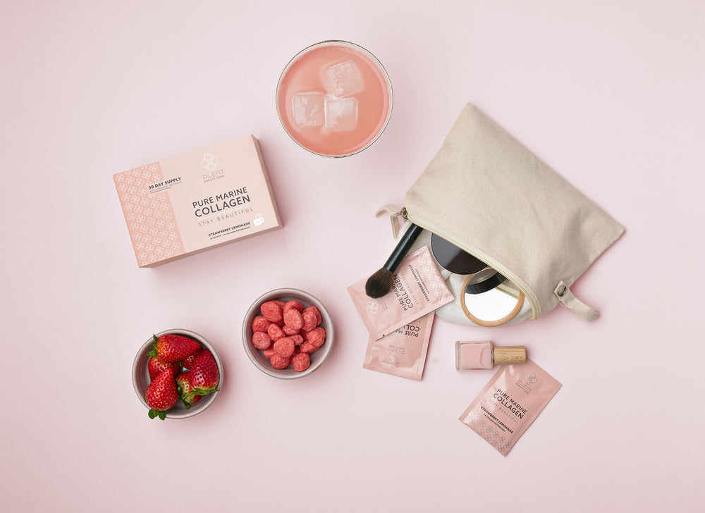 Pure Marine Collagen Strawberry Lemonade 30 day supply box - 30 Sachets