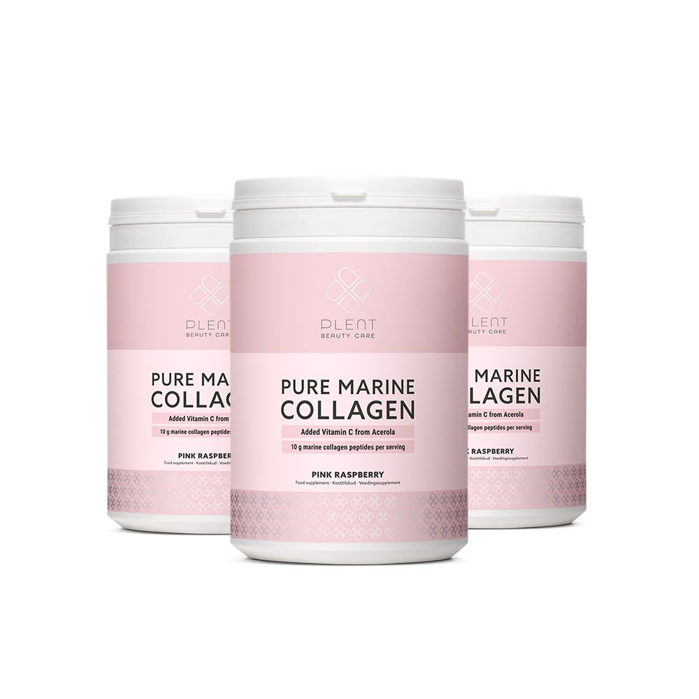 2+1 bundel | Pure Marine Collagen Roze Framboos - 300 g