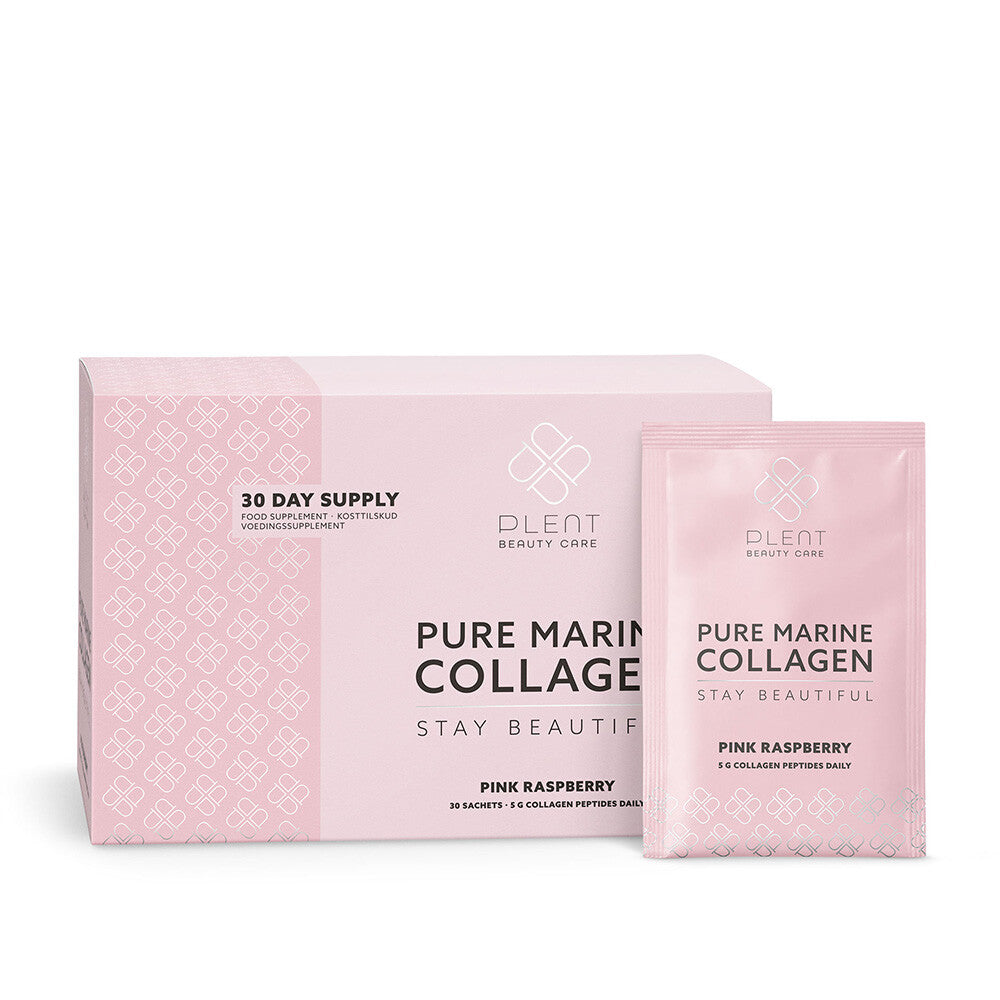 Pure Marine Collagen Pink Raspberry 30 day supply box - 30 Sachets