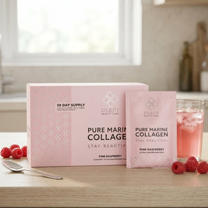 Pure Marine Collagen Pink Raspberry 30 day supply box - 30 Sachets