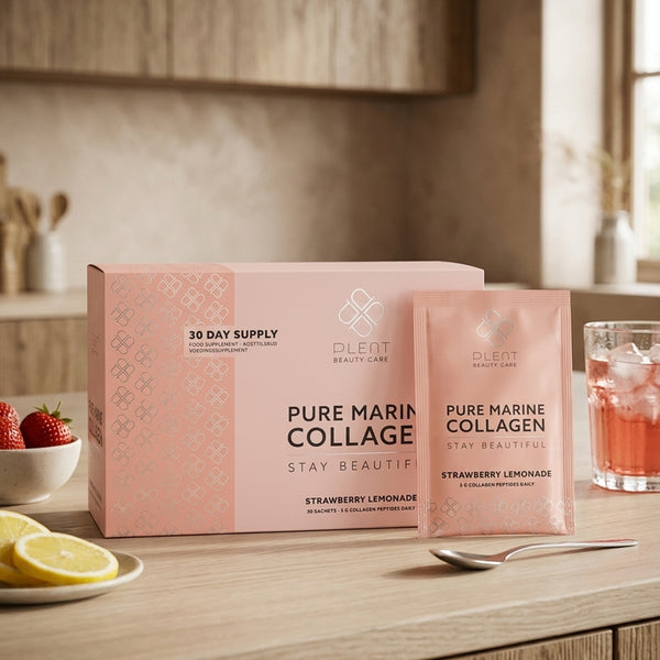 Pure Marine Collagen Strawberry Lemonade 30 day supply box - 30 breve