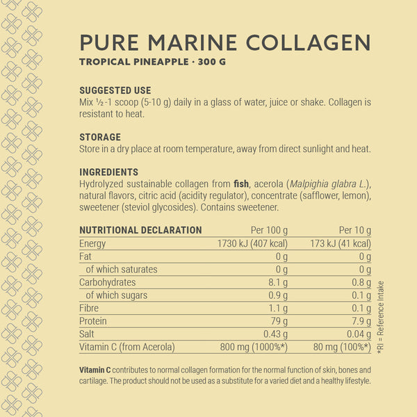 Pure Marine Collagen Tropical Pineapple  - 300g