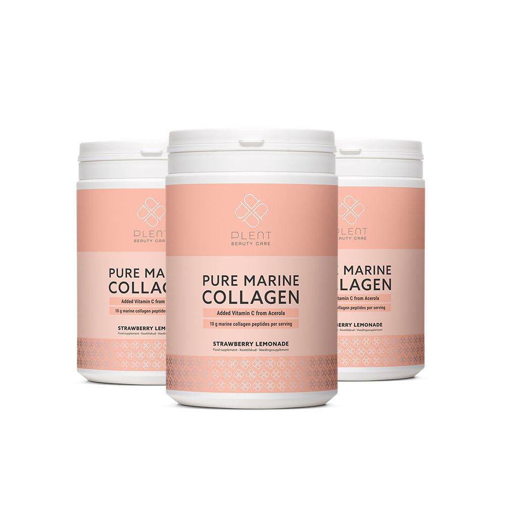 2+1 bundel | Pure Marine Collagen Aardbeienlimonade - 300 g