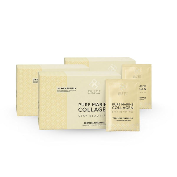 2+1 bundel | Pure Marine Collagen Tropische Ananas 30 dagen voorraad - 30 zakjes