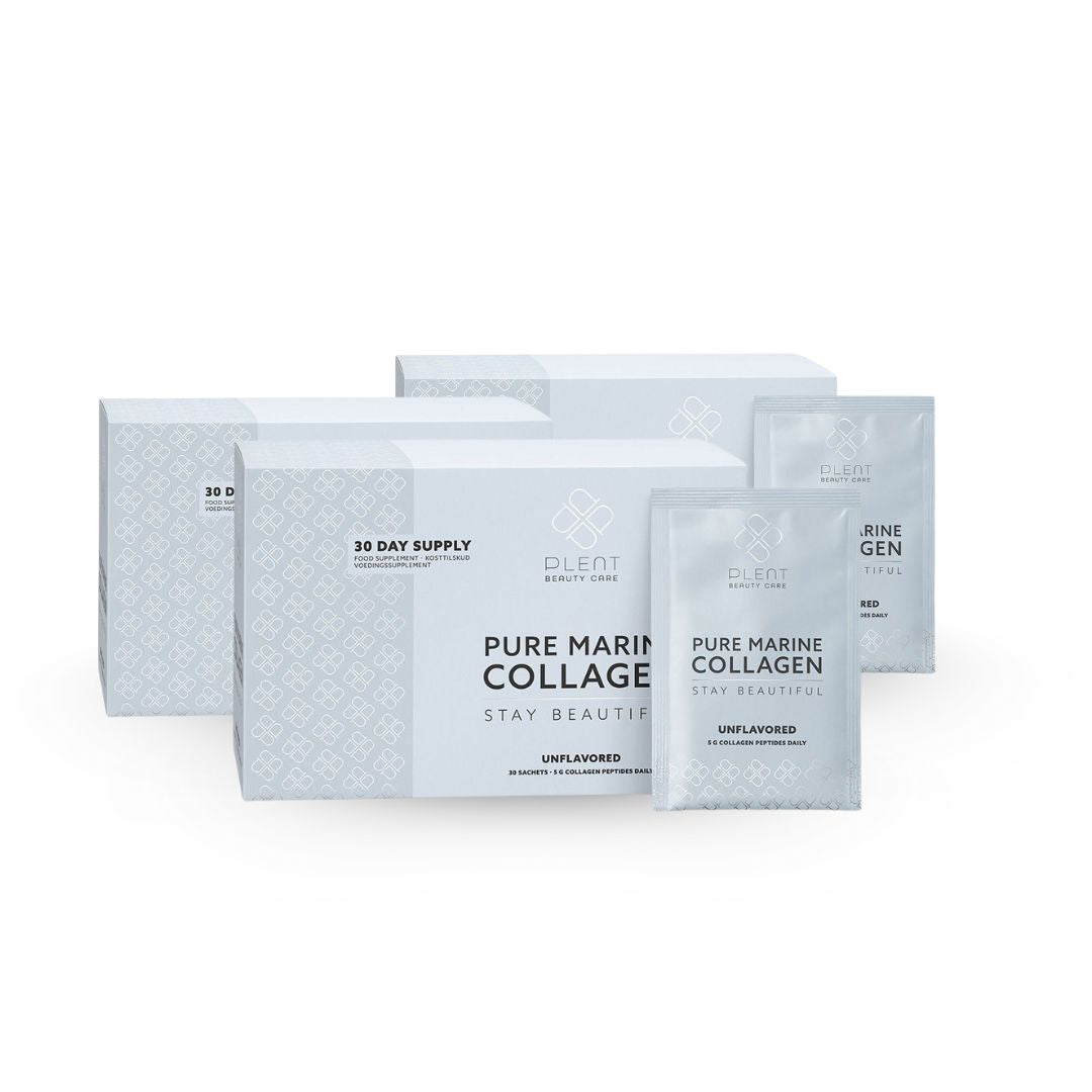 2+1 bundel | Pure Marine Collagen, ongeflavoreerd, voorraad voor 30 dagen - 30 zakjes