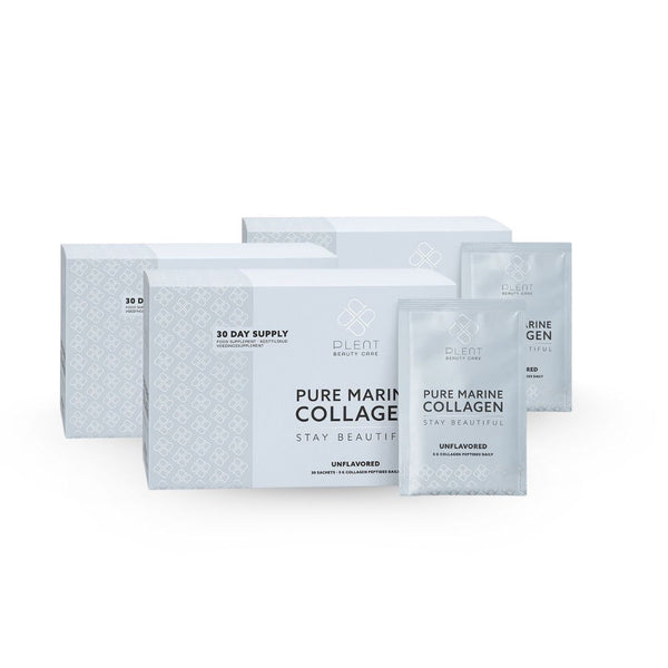 2+1 bundel | Pure Marine Collagen, ongeflavoreerd, voorraad voor 30 dagen - 30 zakjes
